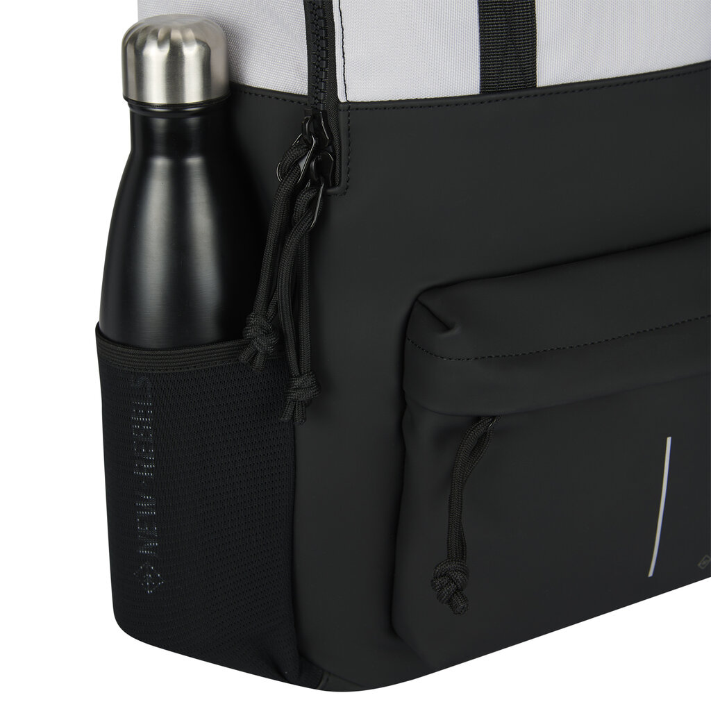 New Rebels New Rebels Backham Springfield Reflectie Zwart 16L Rugzak Waterafstotend Laptop 14"