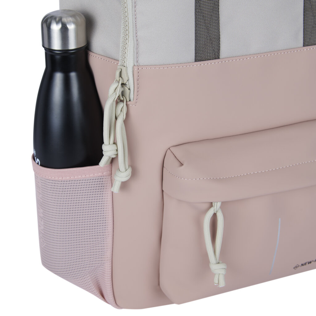 New Rebels New Rebels Backham Springfield  Oudroze 16L Rugzak Waterafstotend Laptop 14"