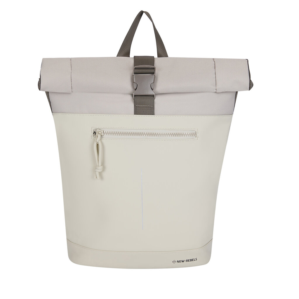 New Rebels New Rebels Backham New York Beige 21L Rolltop Wasserabweisend Laptop 15.6"