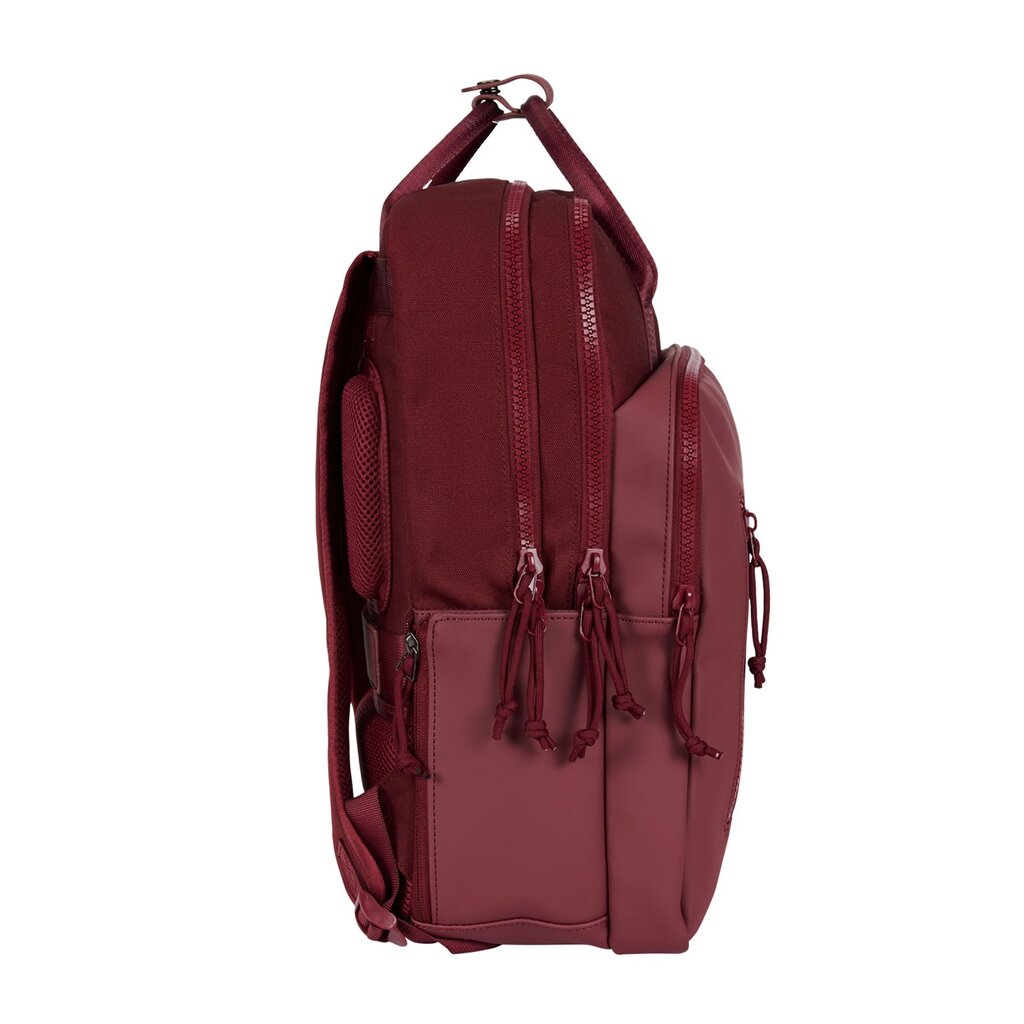 New Rebels Bruce Milwaukee Burgundy 18L Rucksack Wasserabweisend Laptop 15.6"