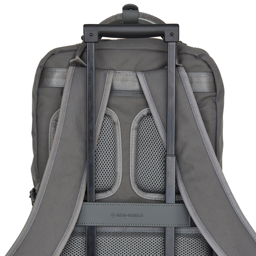 New Rebels Bruce Milwaukee Antracite 18L Backpack Water Repellent Laptop 15.6"