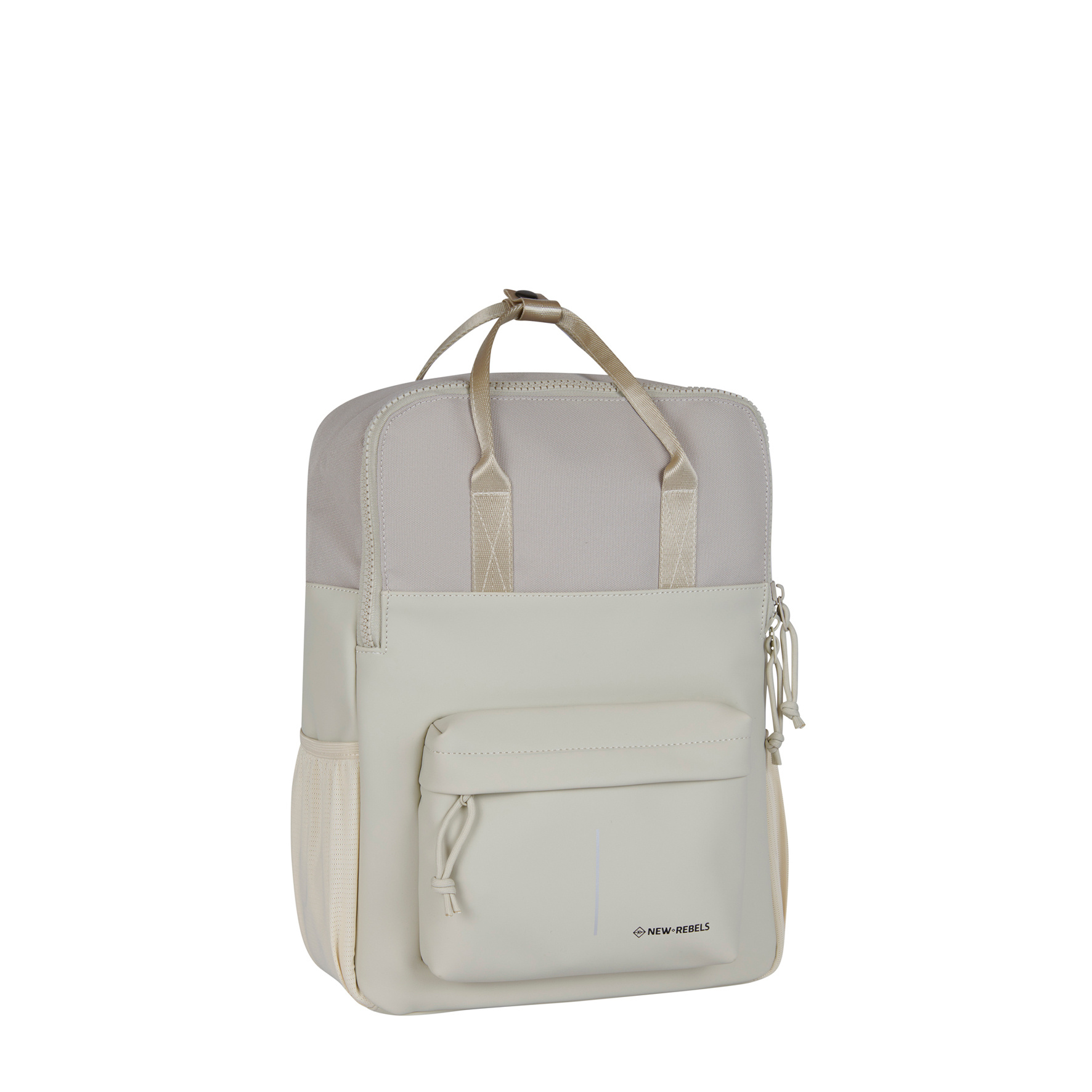 New Rebels Bruce Chicago Beige 17L Rugzak Waterafstotend Laptop 14