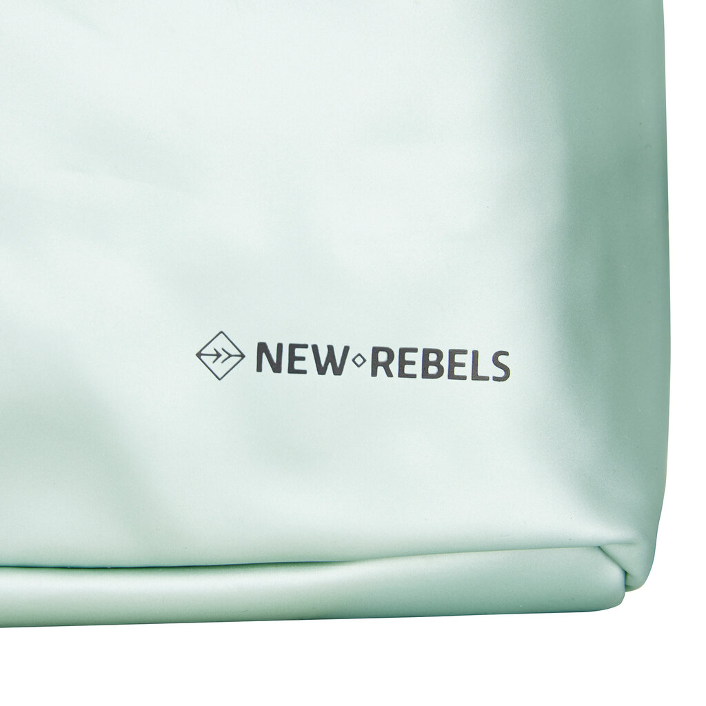 New Rebels New Rebels Mart Los Angeles Metallic Hellgrün 7L Rolltop Rucksack Wasserabweisend