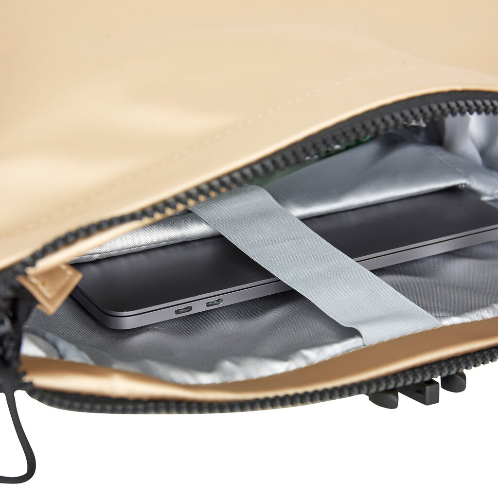 New Rebels New Rebels Mart New York Metallic Gold 21L Backpack Rolltop Water Repellent Laptop 15.6"