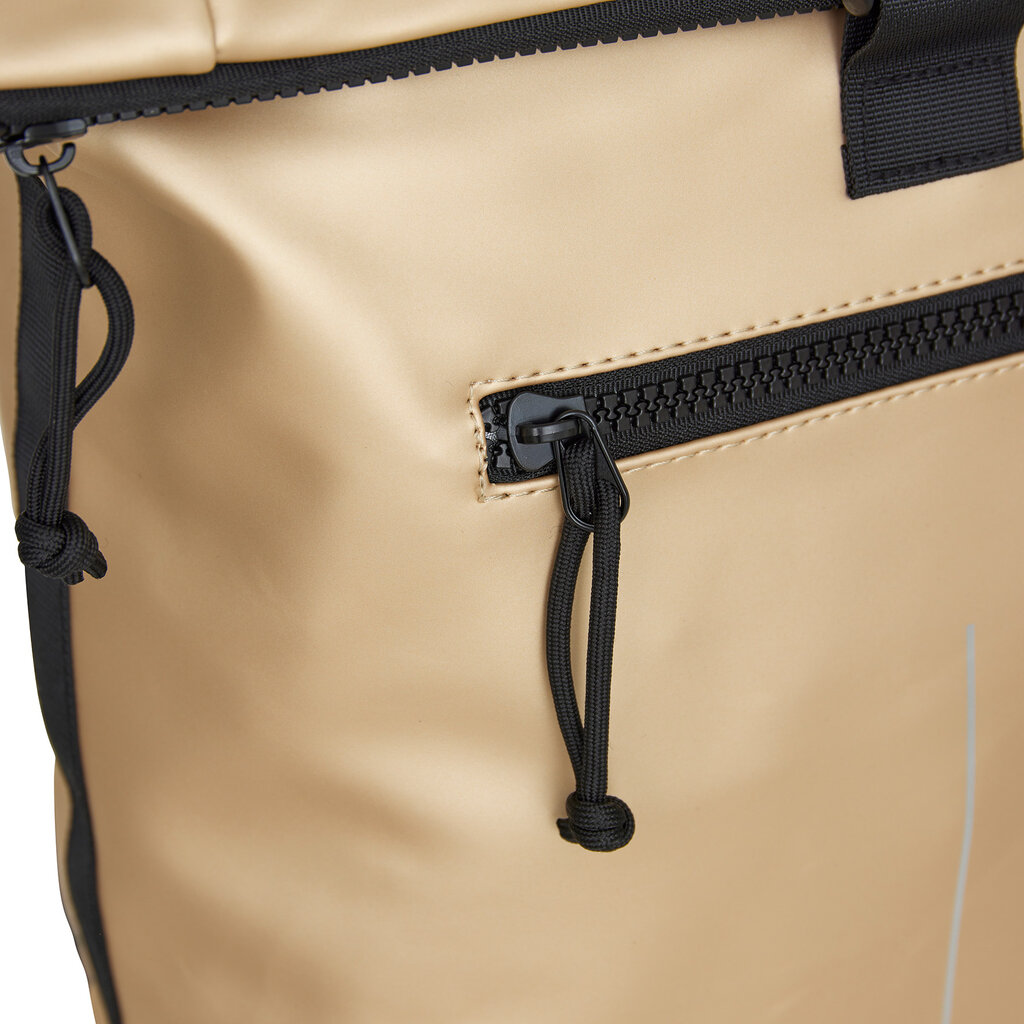New Rebels New Rebels Mart New York Metallic Gold 21L Backpack Rolltop Water Repellent Laptop 15.6"