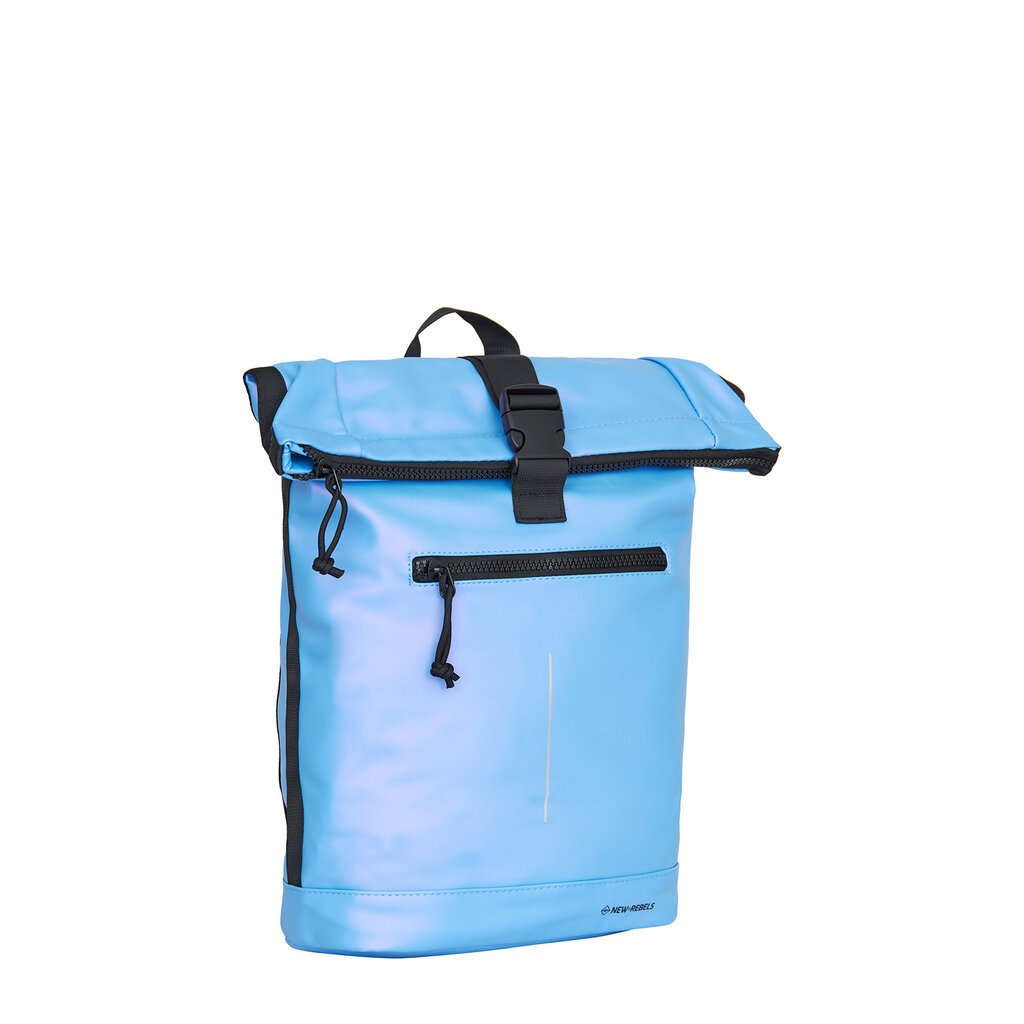New Rebels New Rebels Mart New York Metallic Light Purple 21L Backpack Rolltop Water Repellent Laptop 15.6"