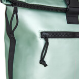 New Rebels New Rebels Mart New York Metallic Hellgrün 21L Rucksack Rolltop Wasserabweisend Laptop 15.6"