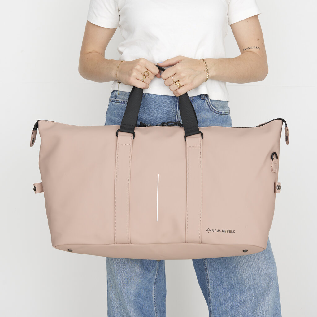 New Rebels New Rebels Mart Pittsburg Old Pink 39L Weekender Travel Bag Water Repellent