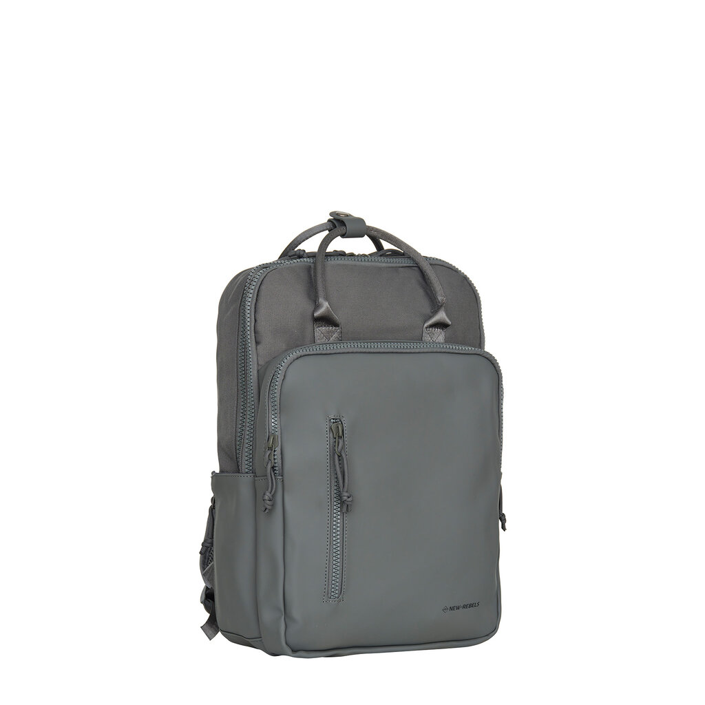 New Rebels New Rebels William Milwaukee Anthracite 18L Backpack Water Repellent Laptop 15.6"