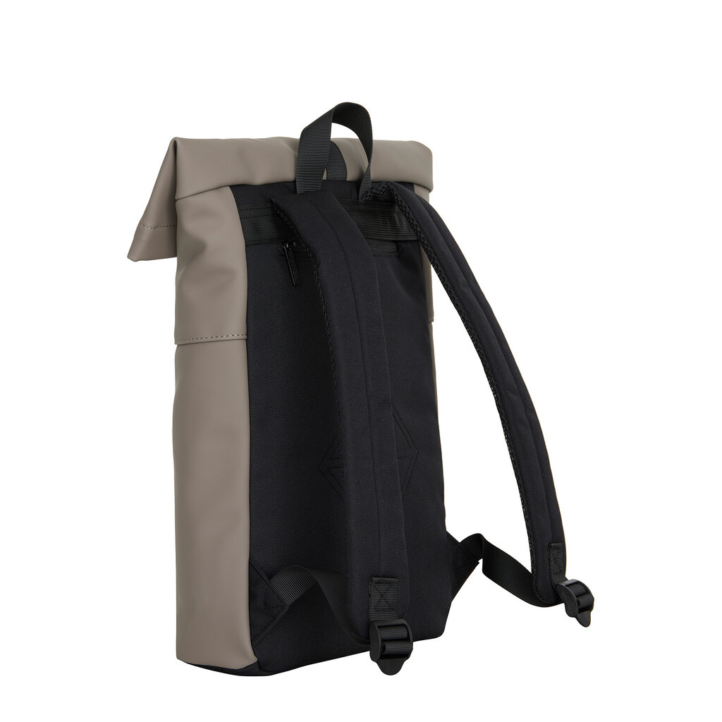 New Rebels Omar Montgomery Taupe 15L Rolltop Backpack Water Repellent Laptop 15.6"