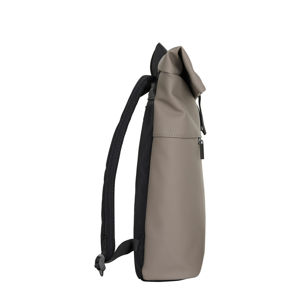 New Rebels Omar Montgomery Taupe 15L Rolltop Backpack Water Repellent Laptop 15.6"