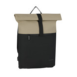 New Rebels New Rebels Fane Montgomery Zwart 15L Rolltop Rugzak Waterafstotend Laptop 15.6"