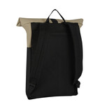 New Rebels New Rebels Fane Montgomery Zwart 15L Rolltop Rugzak Waterafstotend Laptop 15.6"