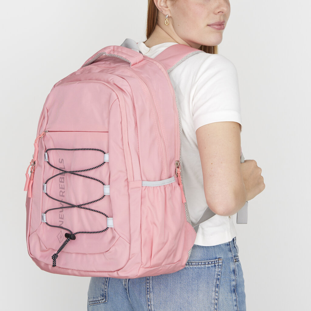 New Rebels New Rebels Vince Leander Roze 27L Rugtas Waterafstotend Laptop 14"