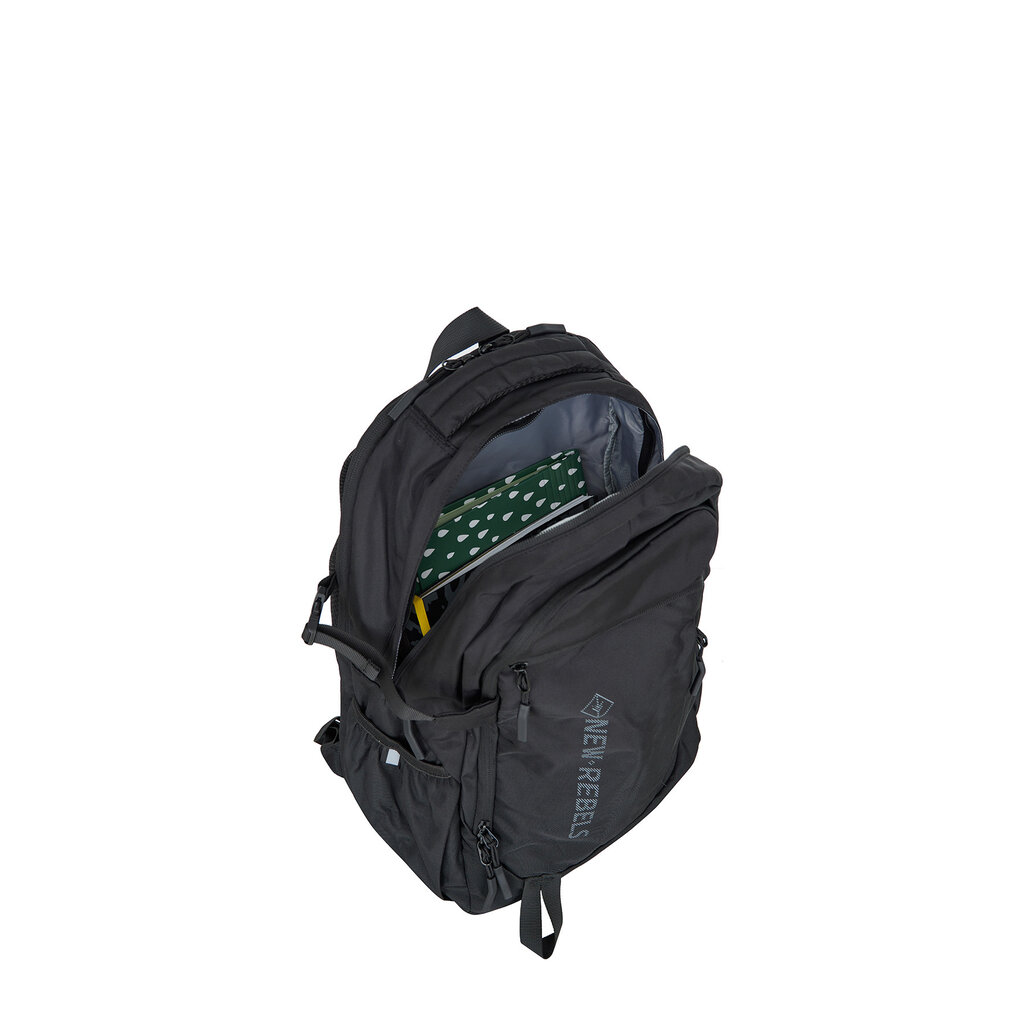 New Rebels New Rebels Vince Baldwin Schwarz 33L Rucksack Wasserabweisend Laptop 15.6"