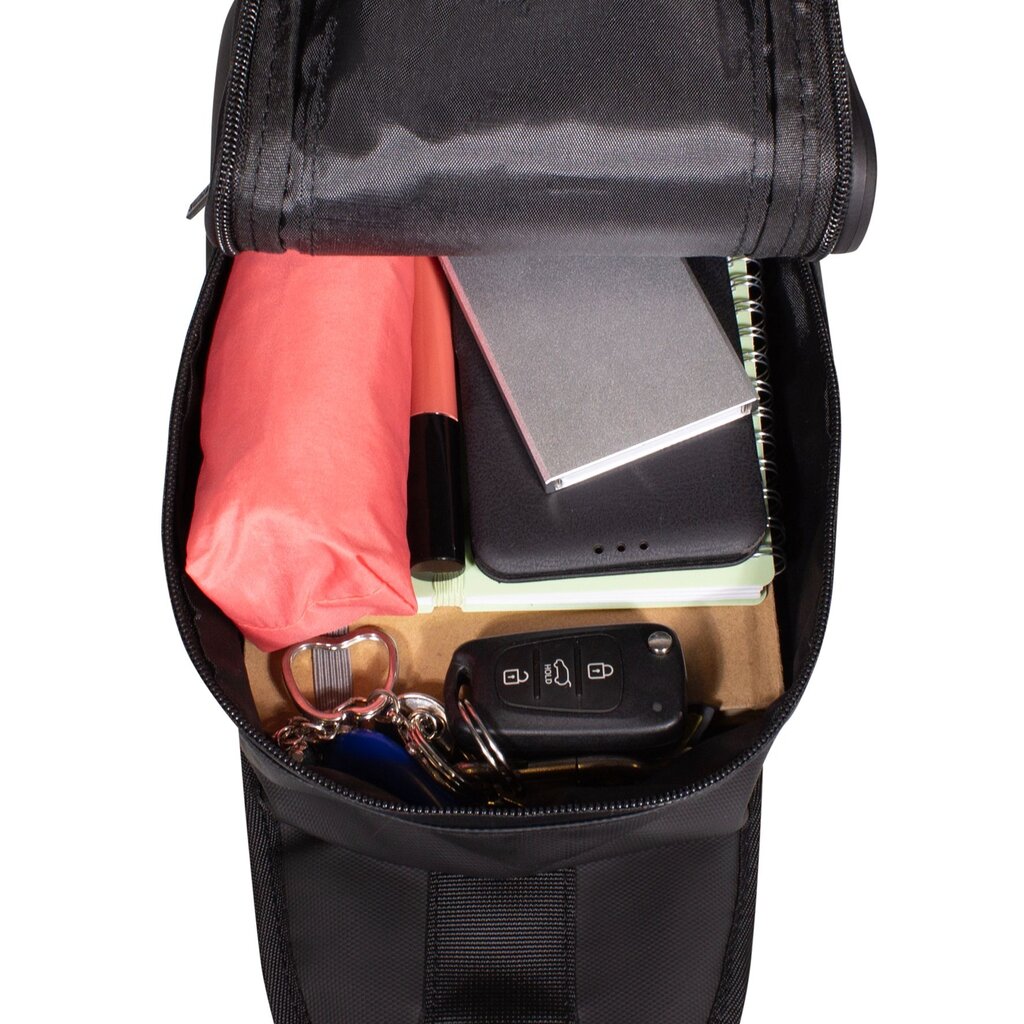 New Rebels New Rebels Taunton Fargo Zwart 8L Crossbody Tas Waterafstotend