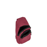 New Rebels Heaven Mankato Burgundy Crossbody Tas