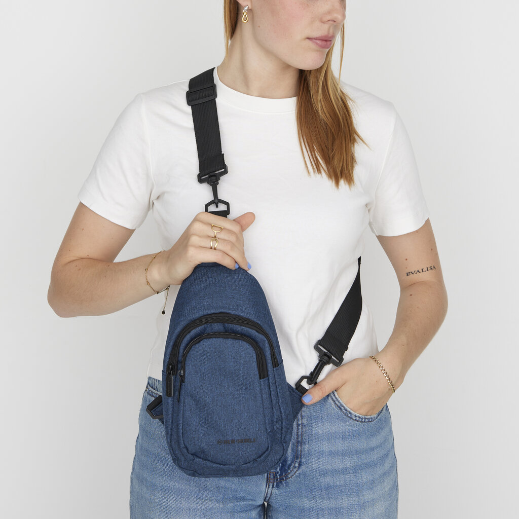 New Rebels Heaven Mankato Antracite Crossbody Bag
