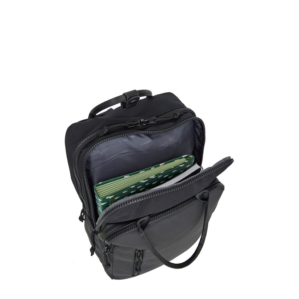 New Rebels New Rebels Bruce Milwaukee 18L Laptoptas Werktas Schooltas 15,6 '' Zwart