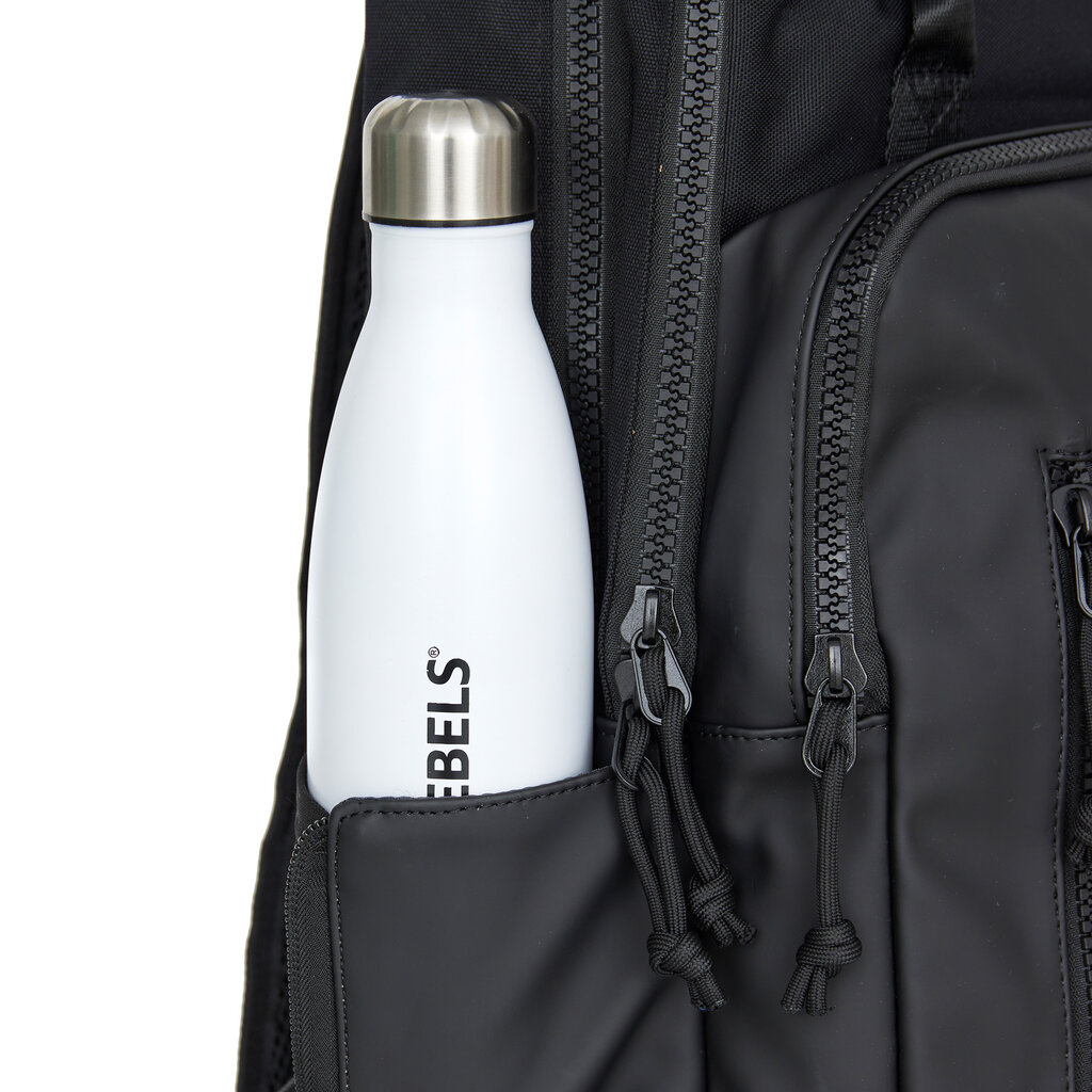 New Rebels New Rebels Bruce Milwaukee 18L Laptoptas Werktas Schooltas 15,6 '' Zwart