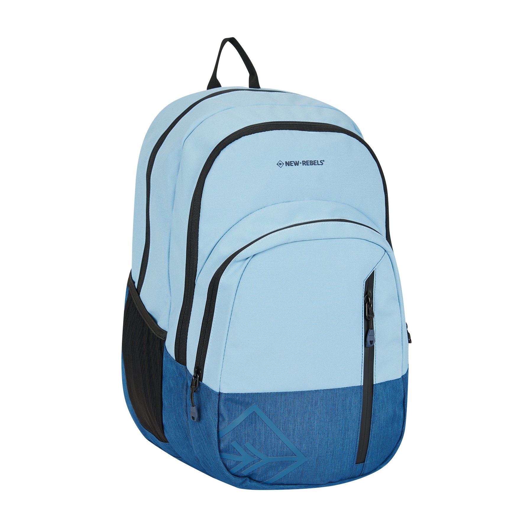 New Rebels Otis - Milcreek Rugtas 25L - Duotone - duurzaam waterafstotend polyester - 15.6" laptop - Zachtblauw