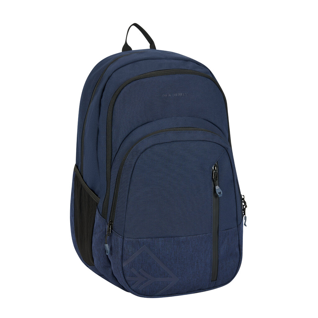 New Rebels New Rebels Otis - Milcreek Rugtas 25L - Duotone - duurzaam waterafstotend polyester - 15.6" laptop - Navy blauw