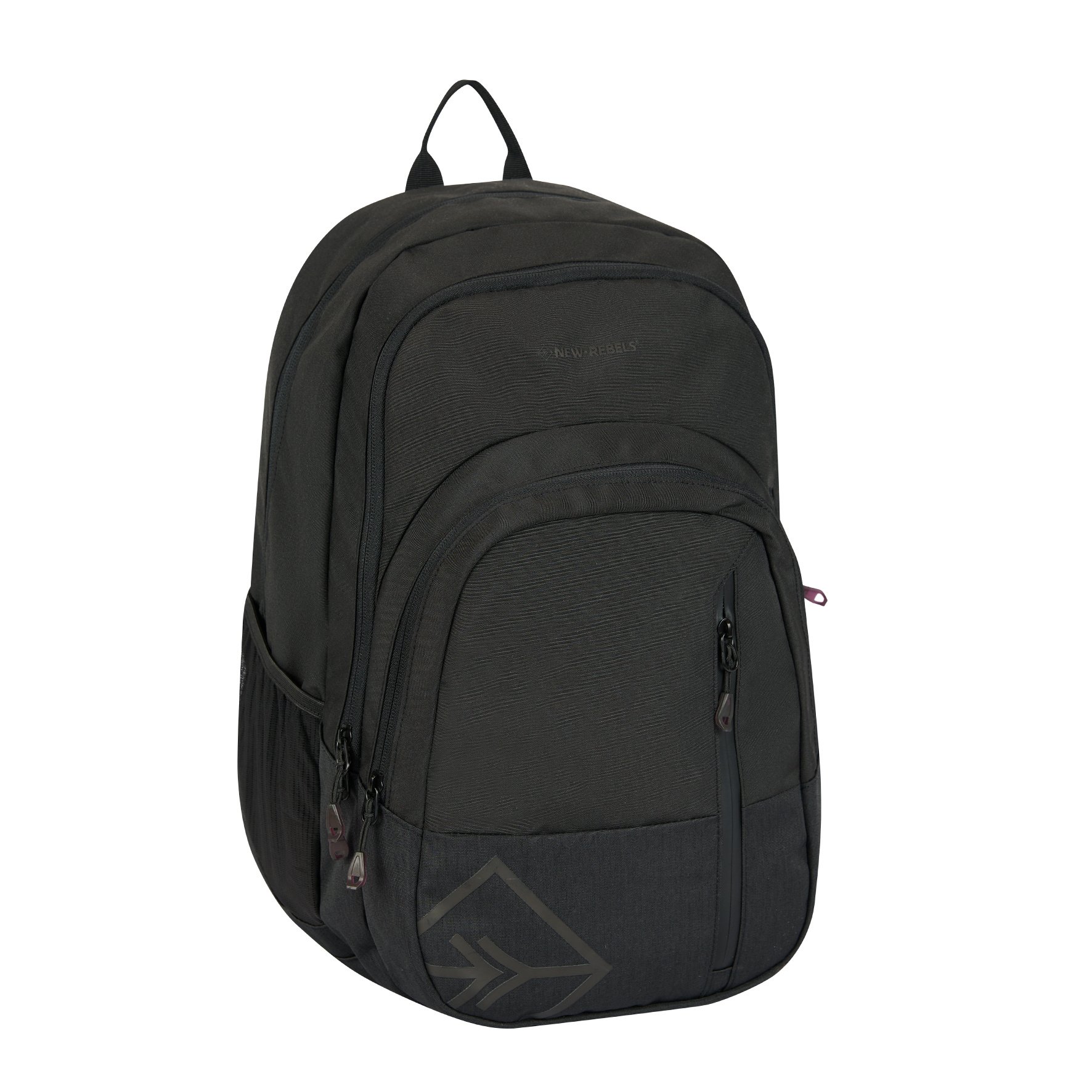 New Rebels Otis - Milcreek Rugtas 25L - Duotone - duurzaam waterafstotend polyester - 15.6" laptop - Zwart