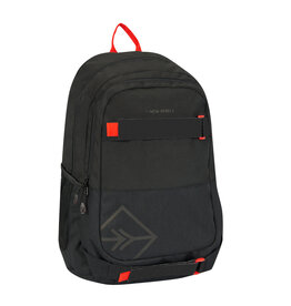 New Rebels New Rebels - Otis - Stanford Rugtas 20L - Duotone - duurzaam waterafstotend polyester - 15.6" laptop - Zwart