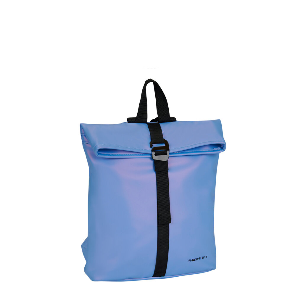 New Rebels New Rebels Mart Los Angeles Metallic Light Purple Small 7L Rolltop Backpack Water Repellent
