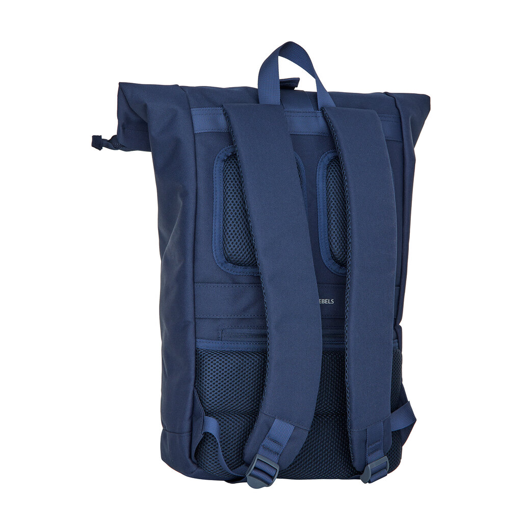 New Rebels New Rebels Valor New York Navy Blue  21L Backpack Rolltop Water Repellent Laptop 15.6"