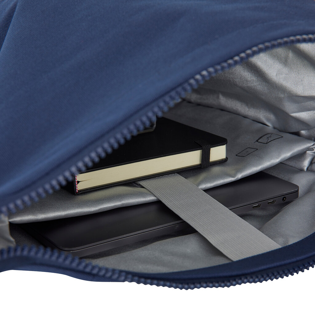 New Rebels New Rebels Valor New York Navy blauw 21L Rugtas Rolltop Waterafstotend Laptop 15.6"