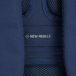 New Rebels New Rebels Valor New York Navy Blue  21L Backpack Rolltop Water Repellent Laptop 15.6"