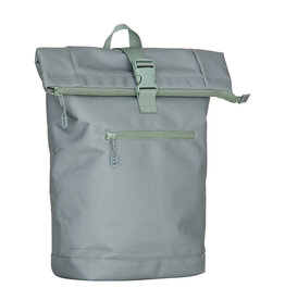 New Rebels New Rebels Valor New York salie green 21L Rugzak Rolltop Waterafstotend Laptop 15.6 inch