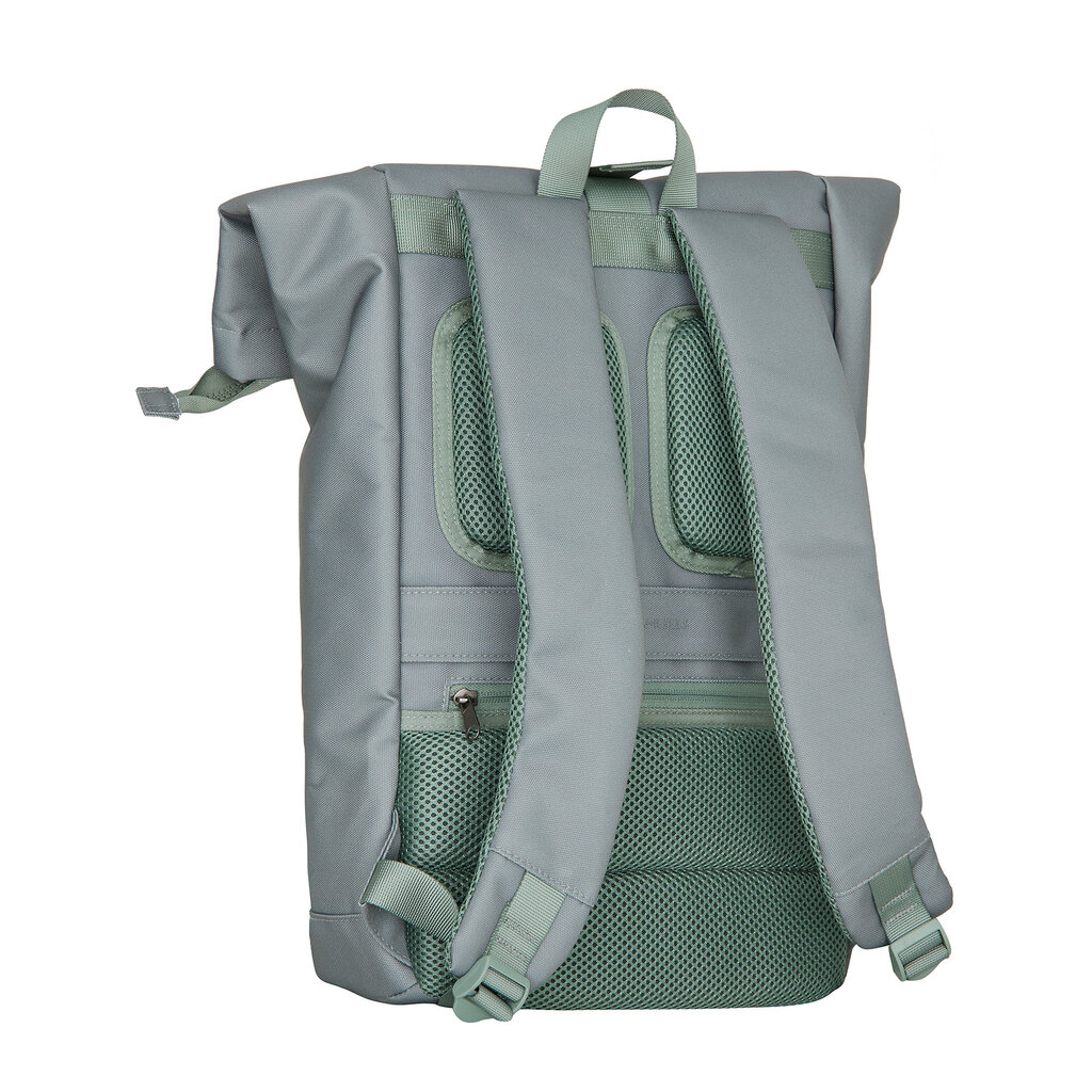 New Rebels New Rebels Valor New York salie grün 21L Rucksack Rolltop Wasserabweisend Laptop 15,6 Zoll