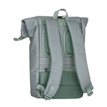 New Rebels New Rebels Valor New York salie grün 21L Rucksack Rolltop Wasserabweisend Laptop 15,6 Zoll