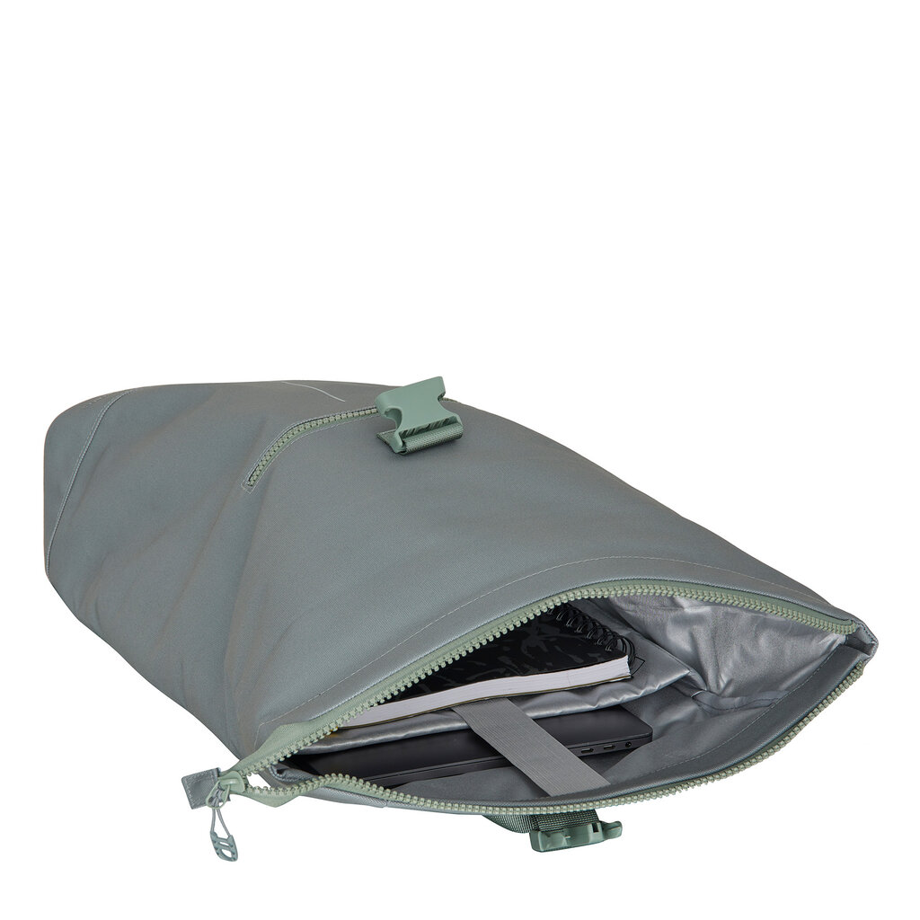 New Rebels Valor New York salie green 21L Rugzak Rolltop Waterafstotend Laptop 15.6 inch