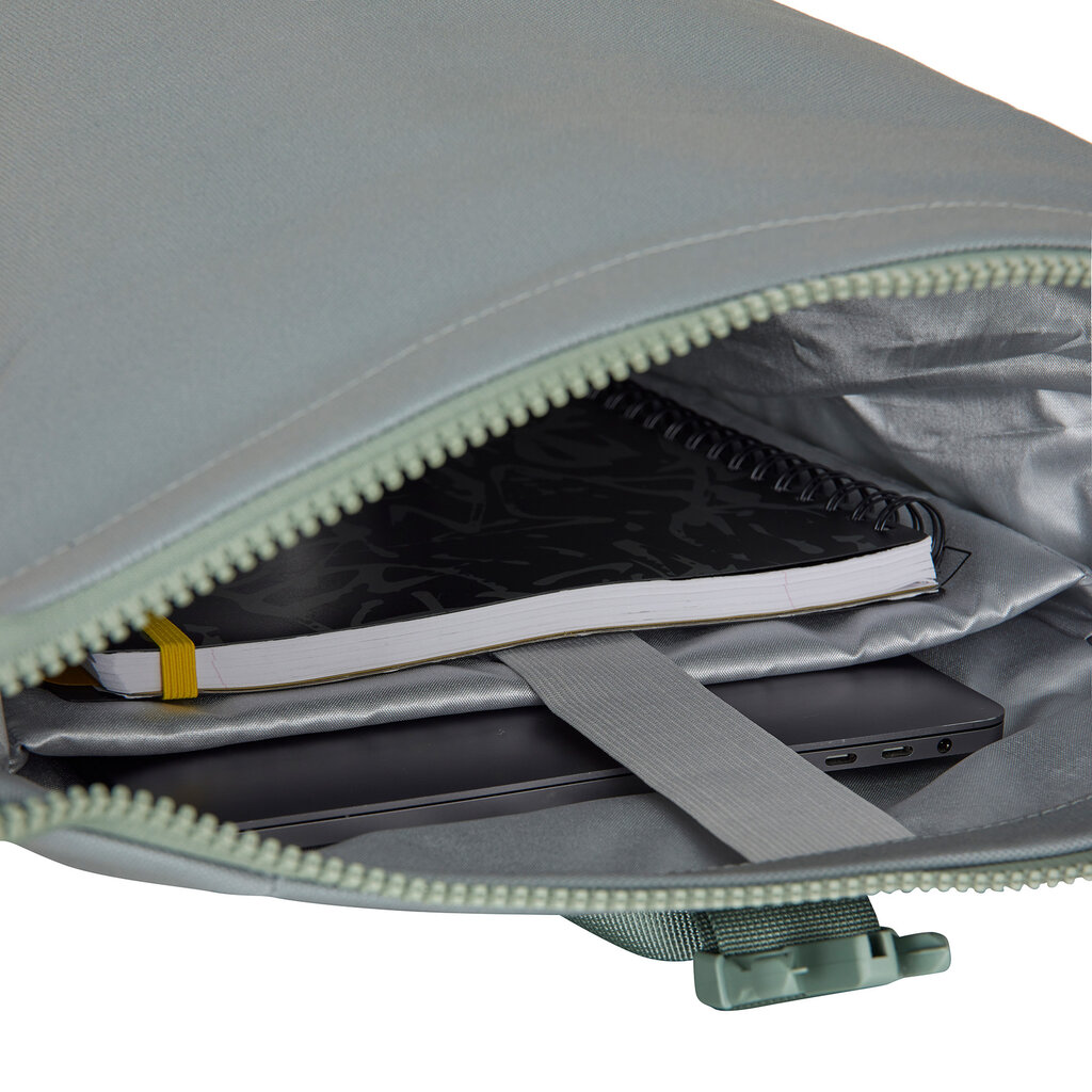 New Rebels New Rebels Valor New York salie grün 21L Rucksack Rolltop Wasserabweisend Laptop 15,6 Zoll