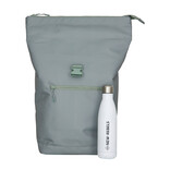 New Rebels New Rebels Valor New York salie grün 21L Rucksack Rolltop Wasserabweisend Laptop 15,6 Zoll
