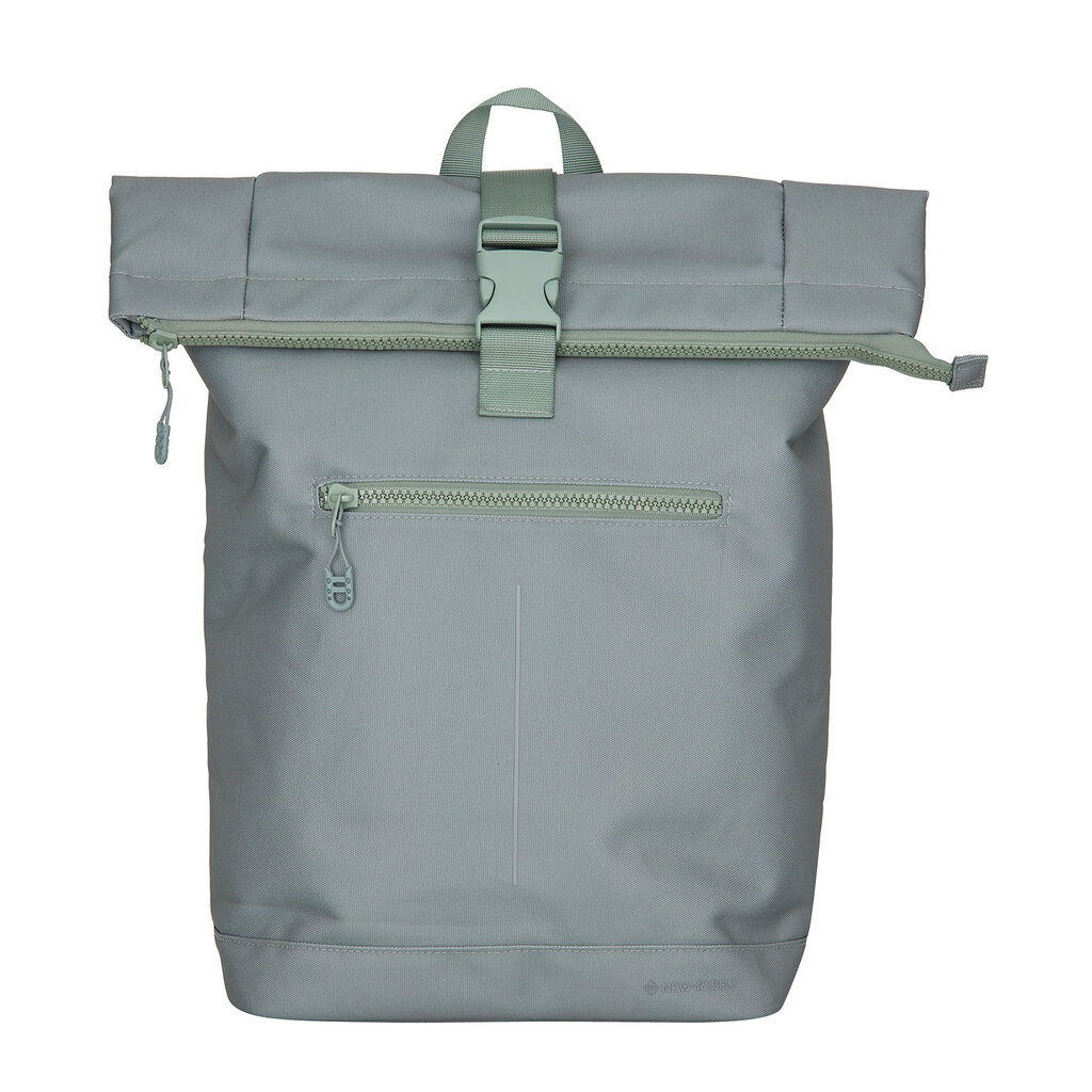 New Rebels New Rebels Valor New York salie grün 21L Rucksack Rolltop Wasserabweisend Laptop 15,6 Zoll