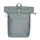 New Rebels New Rebels Valor New York salie grün 21L Rucksack Rolltop Wasserabweisend Laptop 15,6 Zoll
