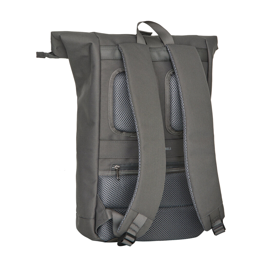 New Rebels Valor New York anthrazitgrau 21L Rucksack Rolltop Wasserabweisend Laptop 15,6 Zoll