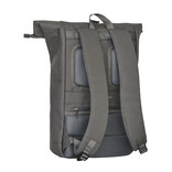 New Rebels Valor New York anthrazitgrau 21L Rucksack Rolltop Wasserabweisend Laptop 15,6 Zoll