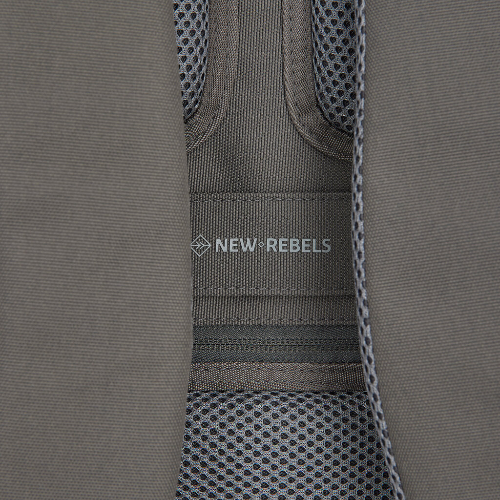 New Rebels New Rebels Valor New York antracite grey 21L Backpack Rolltop Water Repellent Laptop 15.6 inch