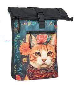 New Rebels New Rebels Mart Art New York Catface 21L Rugtas Rolltop Waterafstotend Laptop 15.6"