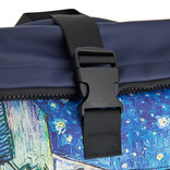 New Rebels New Rebels Mart Art - New York Cafe at Night Rolltop Backpack 21L