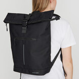 New Rebels New Rebels Valor New York Zwart 21L Rugtas Rolltop Waterafstotend Laptop 15.6"