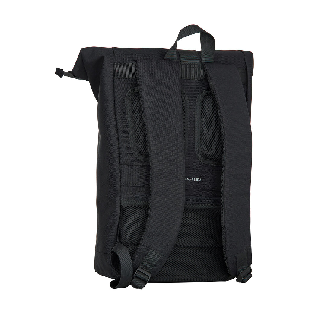 New Rebels New Rebels Valor New York Black 21L Backpack Rolltop Water Repellent Laptop 15.6"