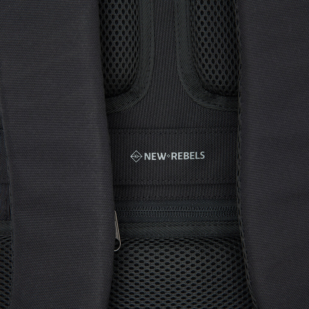 New Rebels New Rebels Valor New York Schwarz 21L Rucksack Rolltop Wasserabweisend Laptop 15,6“