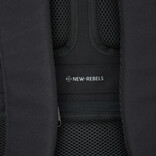 New Rebels New Rebels Valor New York Black 21L Backpack Rolltop Water Repellent Laptop 15.6"