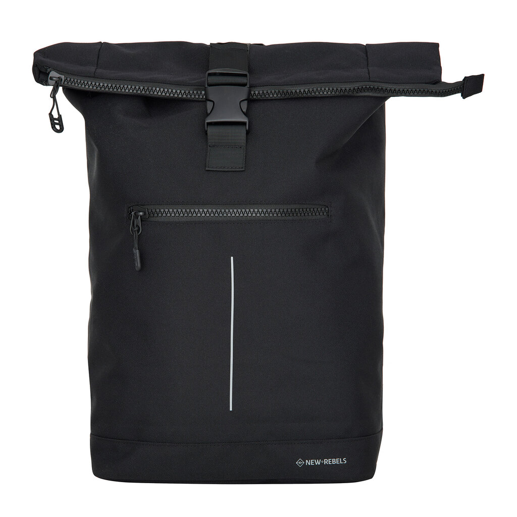 New Rebels New Rebels Valor New York Zwart 21L Rugtas Rolltop Waterafstotend Laptop 15.6"